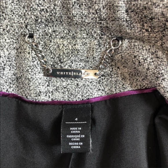 White House Black Market Tweed Blazer Jacket - Picture 5 of 9
